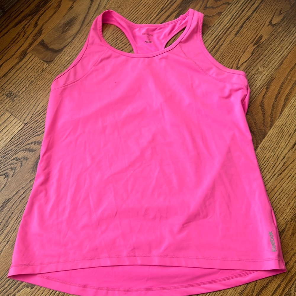 Pink sports tank top. Size kids XL.